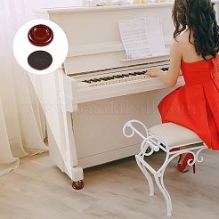 4Pcs Wood Piano Foot Mat&nbsp;AJEW-WH0455-457