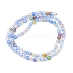 Natural Agate Bead Strands&nbsp;G-G882-4mm-C02