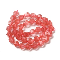 Cherry Quartz Glass Beads Strands&nbsp;G-K382-A05-03