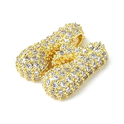 Rack Plating Brass Clear Cubic Zirconia Pendants&nbsp;KK-S378-01G-M