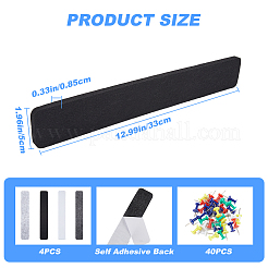 Rectangle Self-adhesive Felt Sticky Notes for Memo Notepads&nbsp;AJEW-CP0008-53B