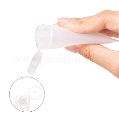 20ml Matte PE Plastic Refillable Flip Top Cap Bottles&nbsp;X1-MRMJ-WH0024-01A