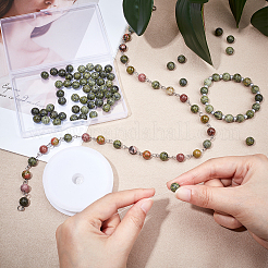 Natural Serpentine/Green Lace Stone Beads Strands&nbsp;G-AR0001-46