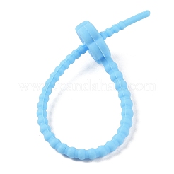 Flower Shape Silicone Cable Zip Ties&nbsp;AJEW-C034-01J