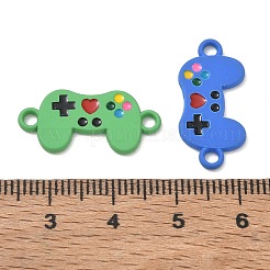 Spray Painted Alloy Enamel Connector Charm&nbsp;AL-CBA67E2-01