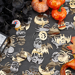 Halloween Themed Polyester Gauze Mesh Fabric&nbsp;DIY-WH0308-304