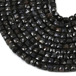 Natural Iolite Beads Strands&nbsp;G-B171-A03-4x4mm