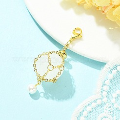 304 Stainless Steel Cable Chains Macrame Pouch Empty Stone Holder Pendant Decoration&nbsp;HJEW-TA00069-01