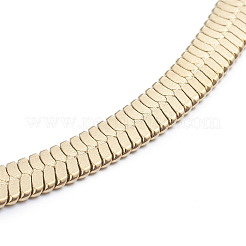 Unisex 304 Stainless Steel Herringbone Chains Necklaces&nbsp;LS-NJEW-L173-011-G