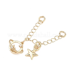 Brass & Acrylic Chain Extender&nbsp;KK-G557-09G