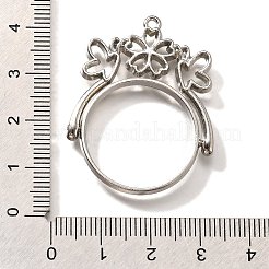 Alloy Open Back Bezel Pendants&nbsp;PALLOY-I223-02P