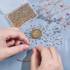 Brass Round Spacer Beads&nbsp;KK-PH0013-75C