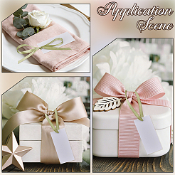 50Pcs Blank Rectangle White Paper Gift Tags&nbsp;CDIS-CN0001-03A