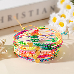 Adjustable Polyester Thread Braided Bracelets&nbsp;QM0575