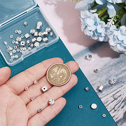 60Pcs 6 Styles Rack Plating Brass Spacer Beads&nbsp;KK-PH0006-89