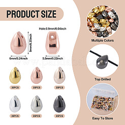 210Pcs 6 Colors Electroplate Glass Beads&nbsp;EGLA-TA0013-28