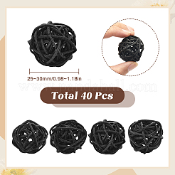 Wicker Rattan Balls&nbsp;AJEW-SC0003-39B-02