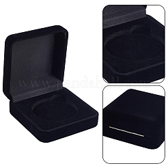 2Pcs ABS Plastic & Velvet Coin Holder Box&nbsp;AJEW-BBC0002-59