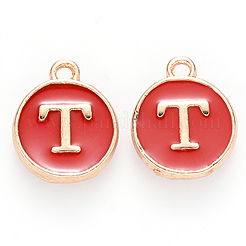 Golden Plated Enamel Alloy Charms&nbsp;ENAM-SZ0001-26C-T