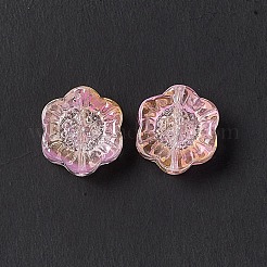 Electroplated Glass Beads&nbsp;X-GLAA-G090-01