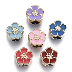 UV Plating Acrylic European Beads&nbsp;OACR-N010-022LG