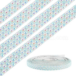 3 Yards Resin Self Adhesive Sewing Trim Hotfix Rhinestone Tape&nbsp;DIY-TA0013-15F