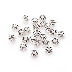 Tibetan Style Alloy Bead Caps&nbsp;LF0824Y