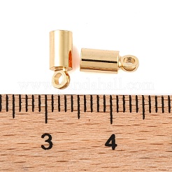Rack Plating Brass Cord Ends&nbsp;KK-TAC0015-02KCG