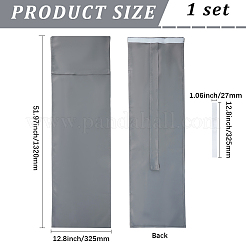 Polyester Door Curtain with Hook and Loop Fastener&nbsp;AJEW-GF0013-73A