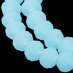 Imitation Jade Solid Color Glass Beads Strands&nbsp;EGLA-A034-J3mm-MD04
