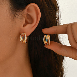Brass Ring Hoop Earrings&nbsp;CL2799