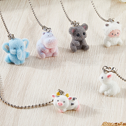 6Pcs Resin Charms Ceiling Fan Pull Chain Extenders&nbsp;HJEW-CP00054