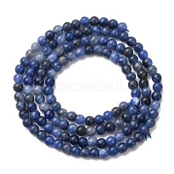Natural Sodalite Beads Strands&nbsp;G-Z116-A13-3mm