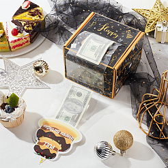 Happy Birthday Day Money Box for Cash Gift Pull&nbsp;DIY-WH0430-335