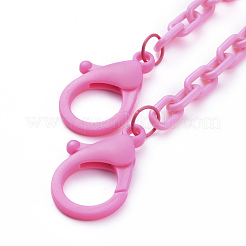 Personalized ABS Plastic Cable Chain Necklaces&nbsp;NJEW-JN02849-02