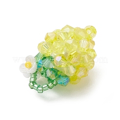 Glass Seed Beaded Pendants&nbsp;PALLOY-MZ01238-04