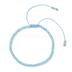 2Pcs Adjustable Glass Seed Beads & Glass Beads Braided Bead Bracelets Set&nbsp;BJEW-MZ00287-02