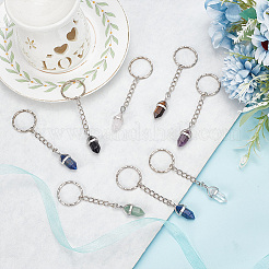 Bullet Natural Gemstone Keychains&nbsp;KEYC-PH01495