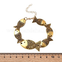 Alloy Link Chain Bracelets for Women&nbsp;BJEW-C133-01AG