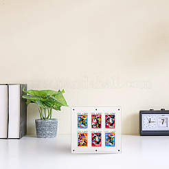 PVC Desktop Sport Card Organizer Holders&nbsp;AJEW-WH0248-918A