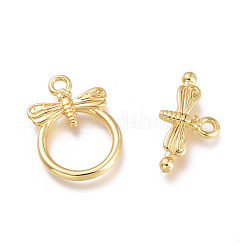 Brass Toggle Clasps&nbsp;KK-Q764-03G