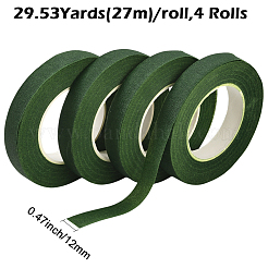 4 Rolls DIY Rubber-coated Iron Floriculture Tape&nbsp;DIY-SP0006-11C