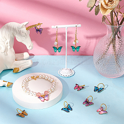Printed Alloy Enamel Pendants&nbsp;PALLOY-PH01614