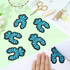 10Pcs Computerized Embroidery Cloth Self Adhesive Patches&nbsp;DIY-GF0011-73B