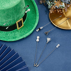 7Pcs Brass Brooches&nbsp;JEWB-DR00034
