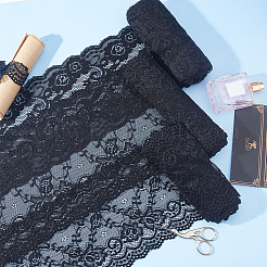 Elastic Lace Trim&nbsp;OCOR-WH0057-10B