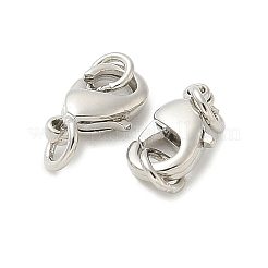 Rack Plating Brass Lobster Claw Clasps&nbsp;KK-F090-26P-01