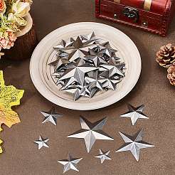 120Pcs 5 styles Iron Display Decorations&nbsp;IFIN-GF0001-50