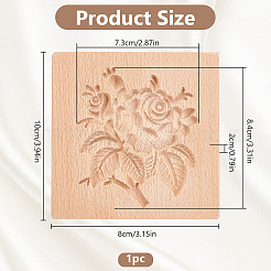 Beech Wood Cookie Molds&nbsp;AJEW-WH0083-59E