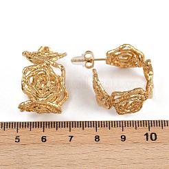304 Stainless Steel Hollow Flower Stud Earrings&nbsp;EJEW-A138-06G